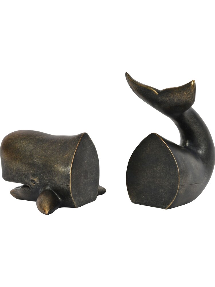 Libra Bronze Iconic Whale B Bookends - Image 4 of 4
