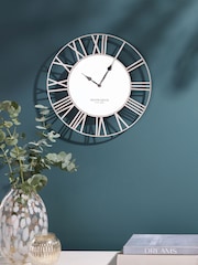 Silver Monaco Mirror Wall Clock - Image 1 of 5