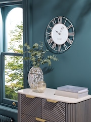 Silver Monaco Mirror Wall Clock - Image 2 of 5