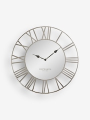 Silver Monaco Mirror Wall Clock - Image 4 of 5