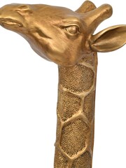 Libra Gold Giant Giraffe Gold Sculpture Head Forward - Image 4 of 4