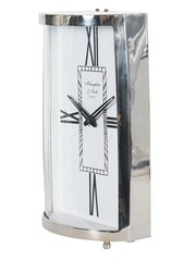 Libra Silver Johnson Small Mantel Clock - Image 3 of 4