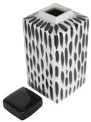 Libra Black Classic Square Ginger Jar - Image 4 of 4