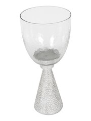 Libra Interiors White Sandbanks Small Hurricane Table Lantern - Image 3 of 4