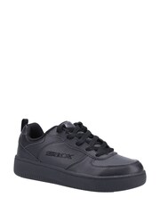 Skechers Black Sport Court 92 School Shoes - Image 2 of 4