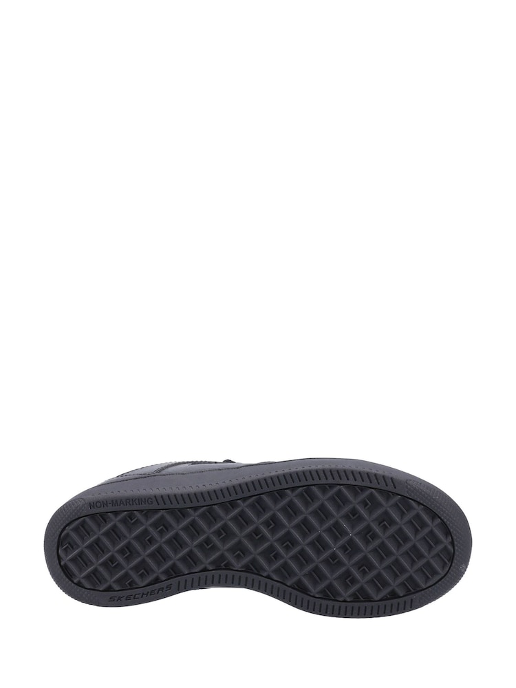 Skechers Black Sport Court 92 School Shoes - Image 4 of 4 Skechers Black Sport Court 92 School Shoes - Image 4 of 4