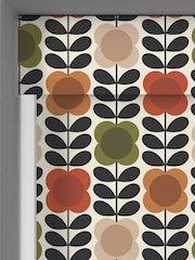 Orla Kiely Tomato and Pink Spot Flower Stem Made to Measure Roller Blinds - Image 4 of 6