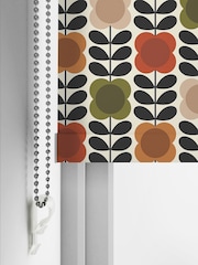 Orla Kiely Tomato and Pink Spot Flower Stem Made to Measure Roller Blinds - Image 5 of 6