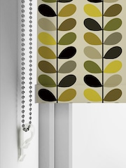 Orla Kiely Yellow Multi Stem Made to Measure Roller Blinds - Image 5 of 6