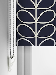 Orla Kiely Whale Jumbo Linear Stem Made to Measure Roller Blinds - Image 5 of 6