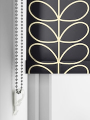 Orla Kiely Liquorice Jumbo Linear Stem Made to Measure Roller Blinds - Image 3 of 6