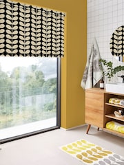 Orla Kiely Black Solid Stem Made to Measure Roller Blinds - Image 2 of 6