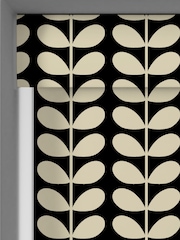 Orla Kiely Black Solid Stem Made to Measure Roller Blinds - Image 4 of 6