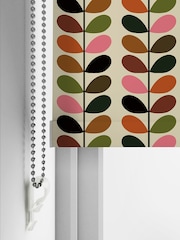Orla Kiely Pink/Red Multi Stem Made to Measure Roller Blinds - Image 5 of 6