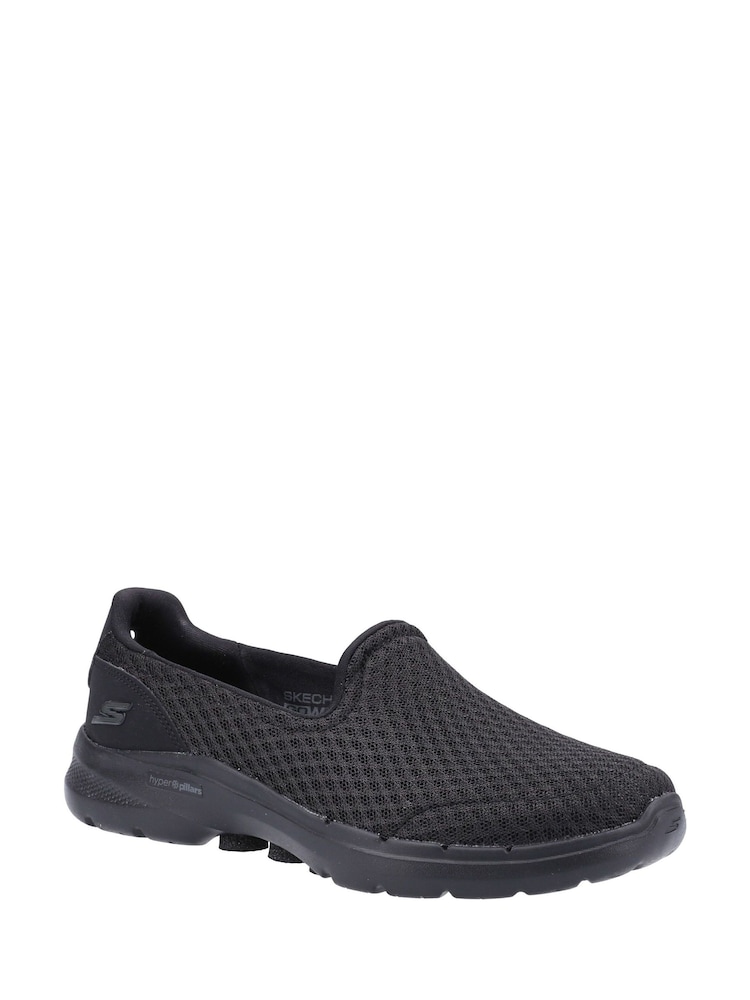 Skechers Black GOwalk 6 Big Splash Shoes - Image 2 of 4