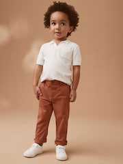 Rust Stretch Chinos Trousers (3mths-7yrs) - Image 2 of 6