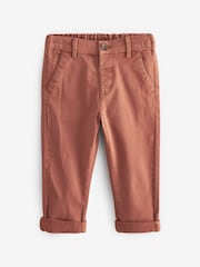 Rust Stretch Chinos Trousers (3mths-7yrs) - Image 4 of 6