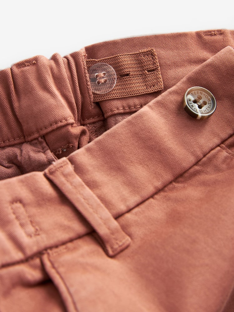 Rust Stretch Chinos Trousers (3mths-7yrs) - Image 6 of 6