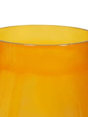Libra Interiors Red Elise Tropical Sunset Ombre Large Glass Vase - Image 4 of 4
