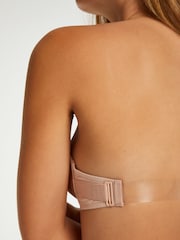 Hunkemöller 100% Cotton Transparent Back Padded Underwired Push-Up Bra - Image 3 of 5