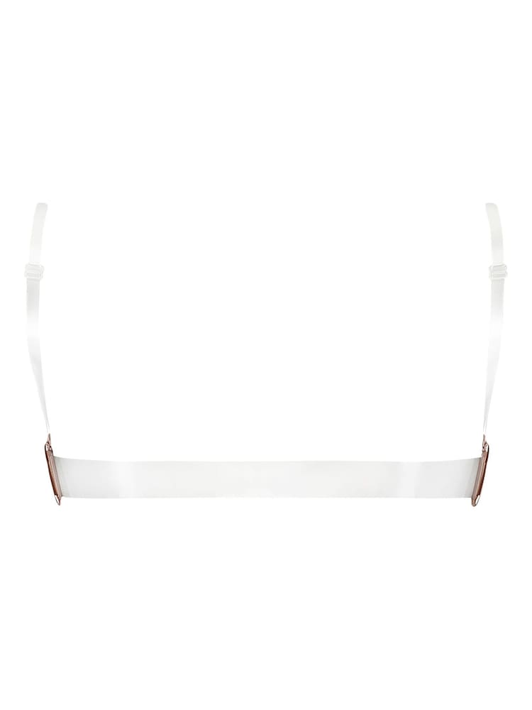 Hunkemöller 100% Cotton Transparent Back Padded Underwired Push-Up Bra - Image 5 of 5