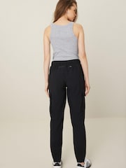 Black Outdoor Shower Resistant Cuff Cargo Trousers - Image 3 of 7