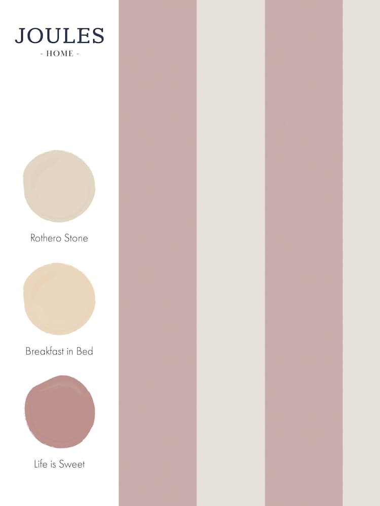 Joules Harborough Stripe 10M Wallpaper - Imagen 4 de 4