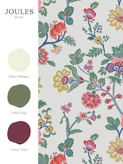 Joules Cream Vine Cottage Floral 10M Wallpaper - Image 4 of 4