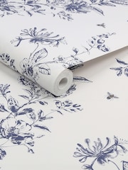 Joules Cream Honey Floral 10M Wallpaper - Image 3 of 4