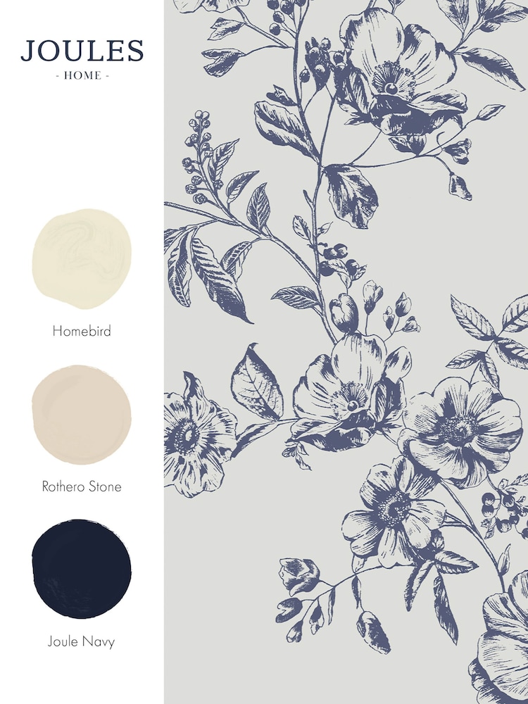 Joules Cream Honey Floral 10M Wallpaper - Image 4 of 4
