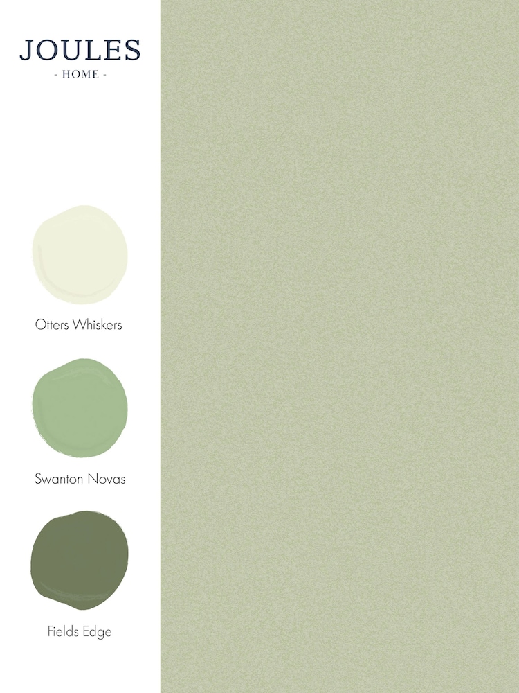 Joules Sage Green Plain 10M Wallpaper - Image 4 of 4