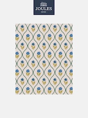 Joules Gold Trellis Floral 10M Wallpaper - Image 2 of 4