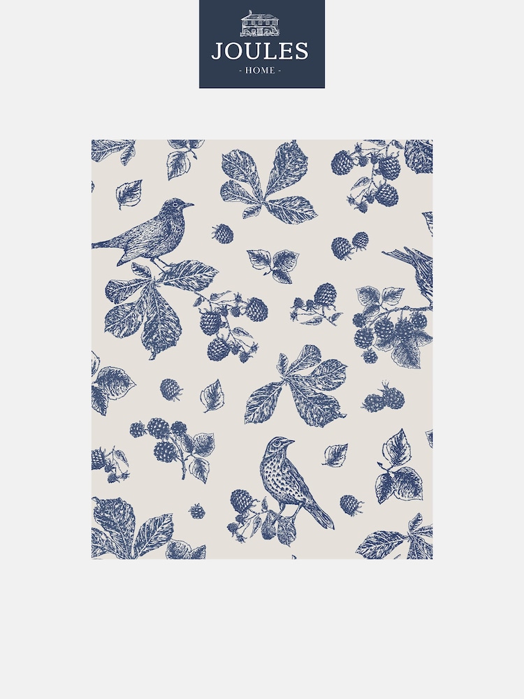 Joules Cream Blackberry Bird 10M Wallpaper - Image 2 of 4