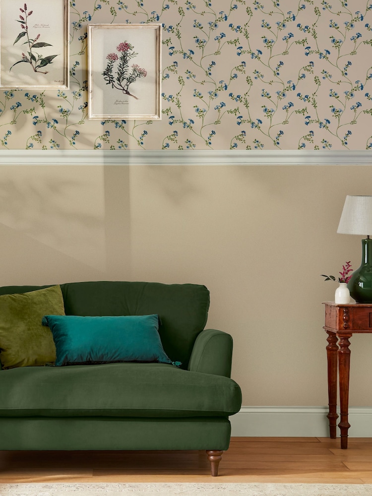 Joules Beige Natural Plain 10M Wallpaper - Image 1 of 4