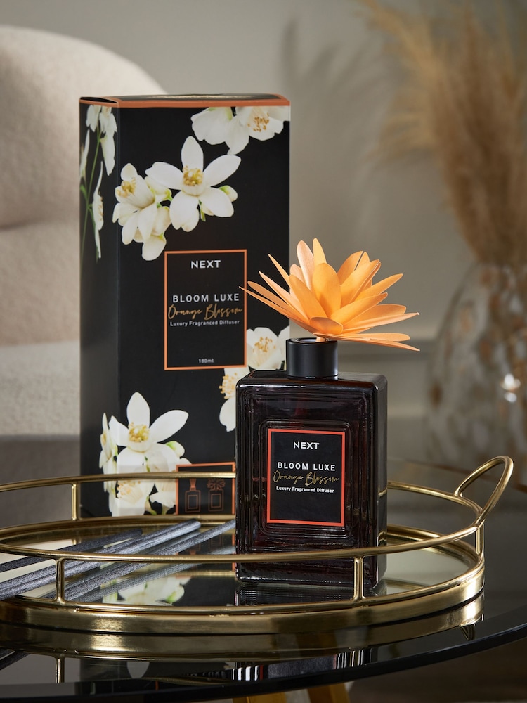 Bloom Luxe Orange Blossom Luxury 180ml Fragranced Reed Diffuser - Image 2 of 4