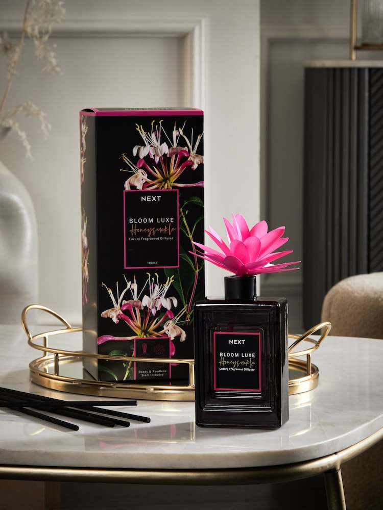 180ml Bloom Luxe Honeysuckle Luxury Fragranced Diffuser - Image 2 of 9