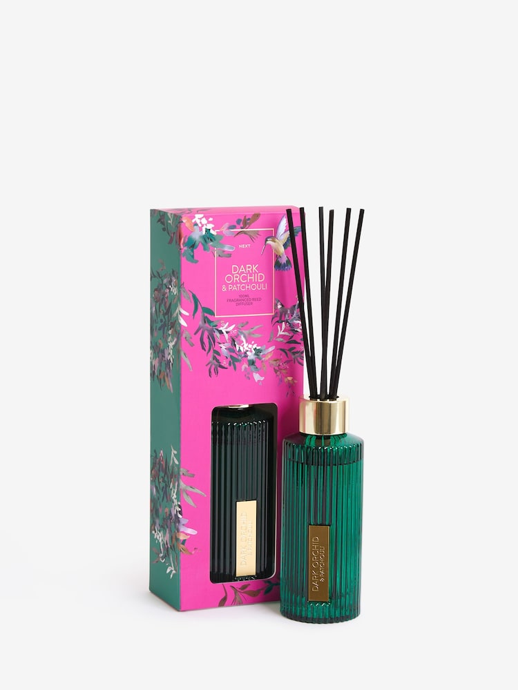 Dark Orchid and Patchouli 100ml Fragranced Reed Diffuser - Image 5 of 5