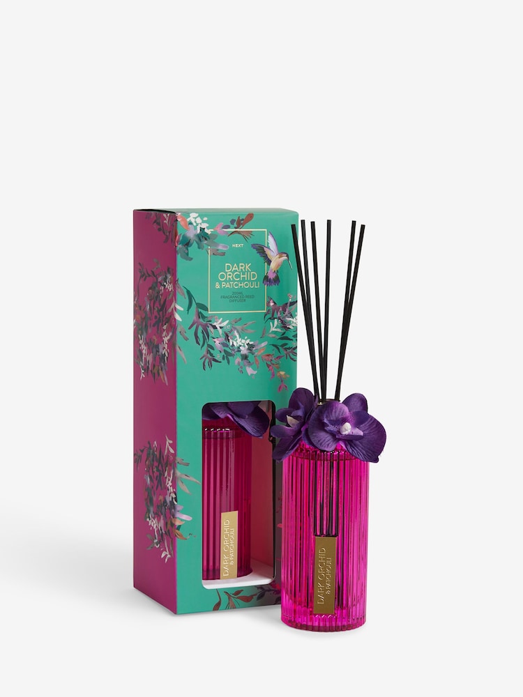 Dark Orchid and Patchouli 200ml Fragranced Reed Diffuser - Image 4 of 4 Dark Orchid and Patchouli 200ml Fragranced Reed Diffuser - Image 4 of 4