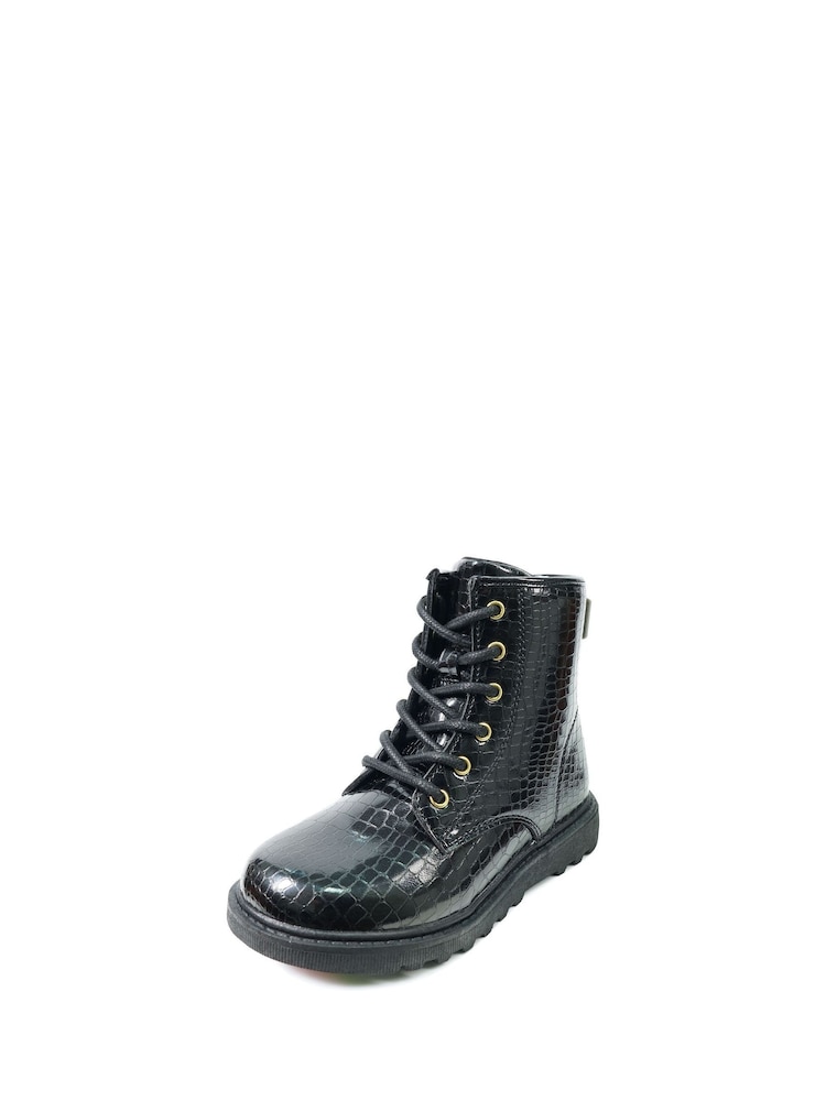 Toezone Patent Croc Boots - Image 2 of 5