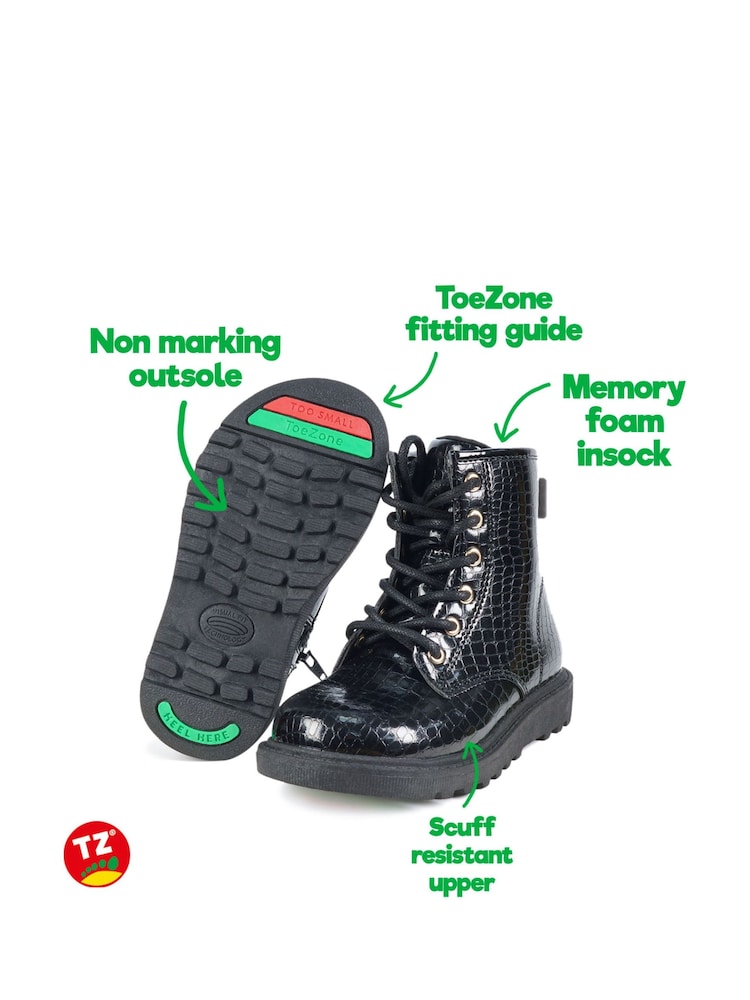 Toezone Patent Croc Boots - Image 5 of 5