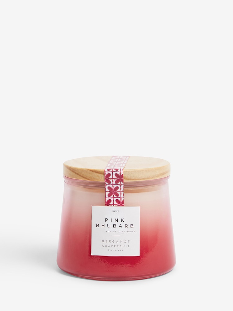 Pink Rhubarb Jar Candle - Image 4 of 4