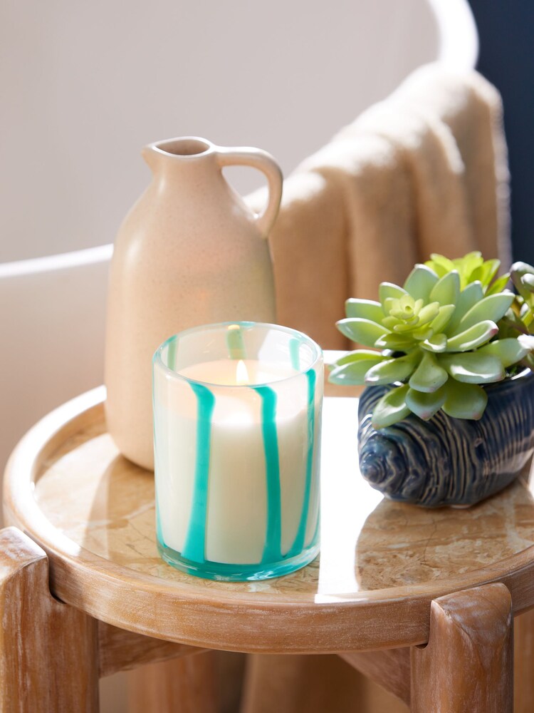 Blue Sea Salt and Citrus Single Wick Scented Candle - Image 1 of 2