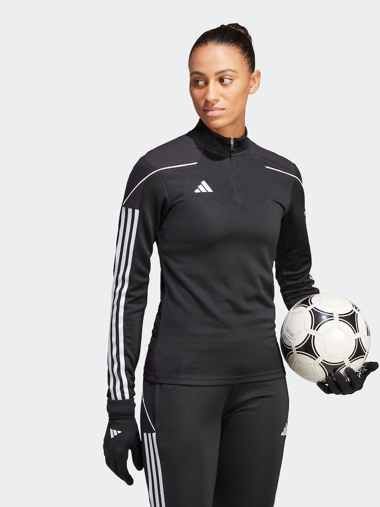 adidas Black/White Performance Tiro 23 League Training Top - Image 3 of 7