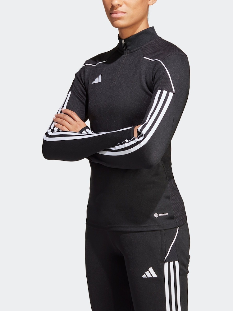 adidas Black/White Performance Tiro 23 League Training Top - Image 4 of 7