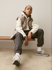 لون محايد - Padded Puffer Gilet (3-16yrs) - صورة 4 من 8