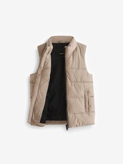 لون محايد - Padded Puffer Gilet (3-16yrs) - صورة 7 من 8