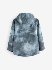 Grey/Blue Waterproof Fleece Lined Coat (3-17yrs) - Image 4 of 7