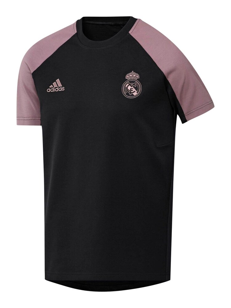 adidas Black Real Madrid Travel T-Shirt - Image 2 of 3