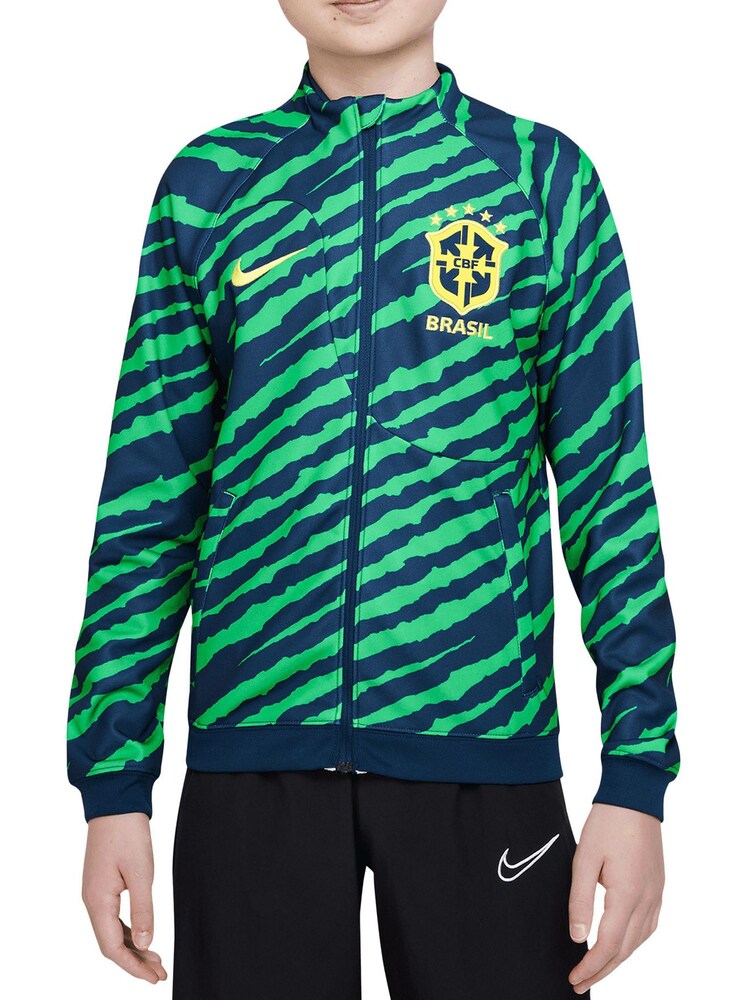 Nike Blue Brazil Anthem Jacket Kids - Image 1 of 2