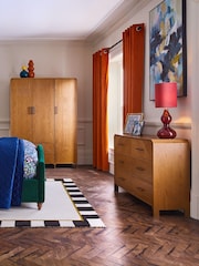 Dark Natural Ellis Oak Wood Chest of Drawers - Image 5 of 14